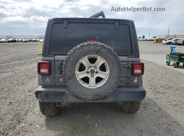 1C4HJXDG7LW220141 2020 JEEP WRANGLER Gray Вид ззаду