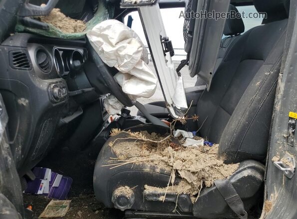 1C4HJXDG7LW220141 2020 JEEP WRANGLER Gray Вид салону спереду