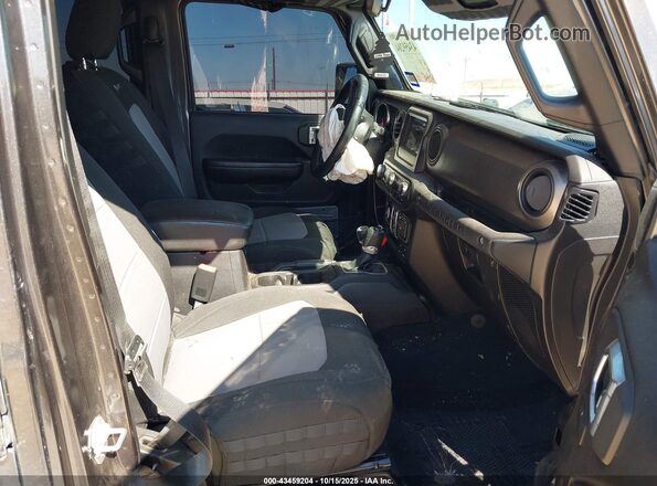 1C4HJXDG8KW568898 2019 JEEP WRANGLER UNLIMITED Gray წინა სალონის ხედი