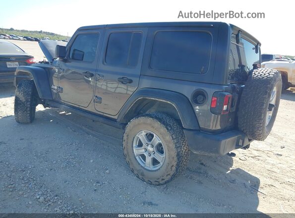 1C4HJXDG8KW568898 2019 JEEP WRANGLER UNLIMITED Gray უკანა მარცხენა