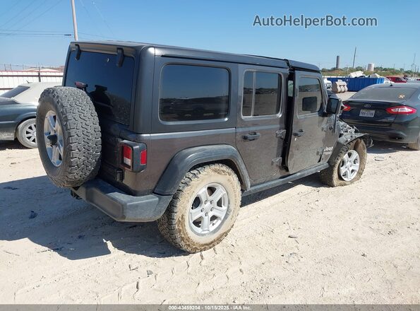 1C4HJXDG8KW568898 2019 JEEP WRANGLER UNLIMITED Gray უკანა მარჯვენა