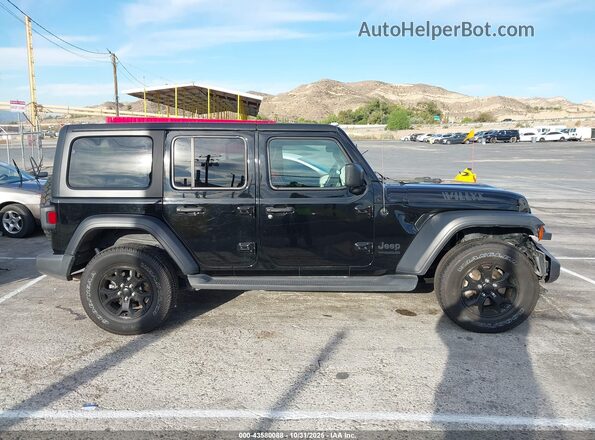 1C4HJXDG8NW130239 2022 JEEP WRANGLER UNLIMITED Black Սալոնի հետևի տեսք