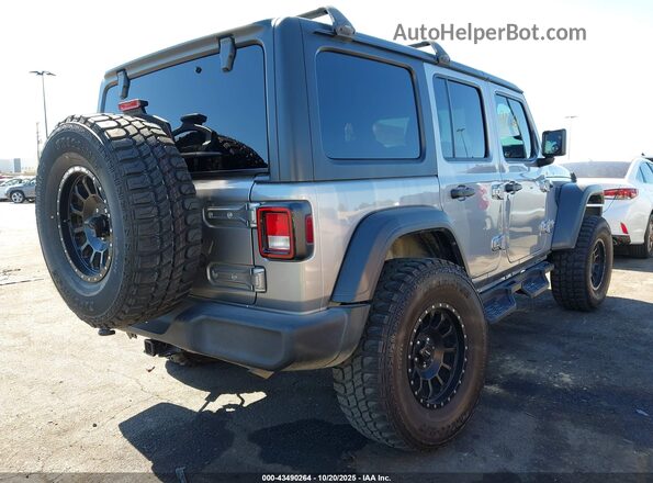 1C4HJXDM2LW308620 2020 JEEP WRANGLER UNLIMITED Silver Հետևի աջ
