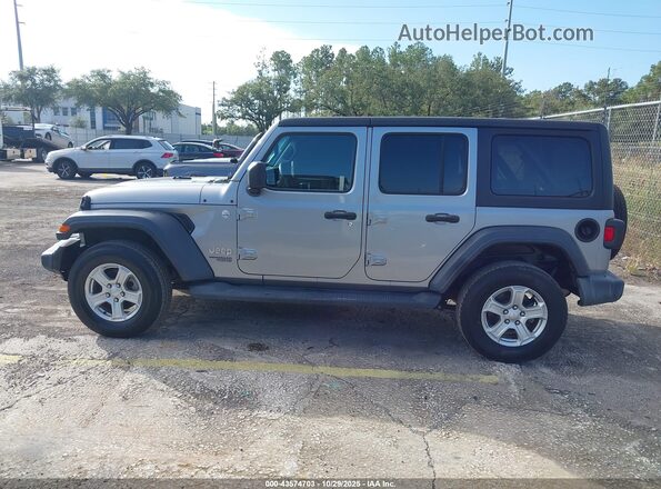 1C4HJXDN0LW199289 2020 JEEP WRANGLER UNLIMITED Silver Widok wnętrza 360 stopni