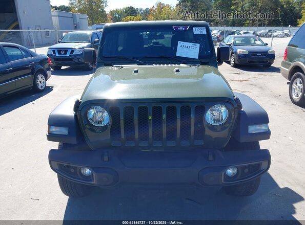 1C4HJXDN0LW337901 2020 JEEP WRANGLER UNLIMITED Green Սարքավորումների վահանակի տեսք