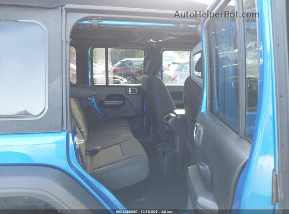 1C4HJXDN2MW740330 2021 JEEP WRANGLER UNLIMITED Blue VIN კოდის სტიკერის ხედი