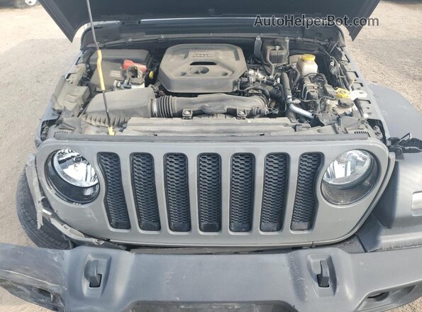 1C4HJXDN3LW205165 2020 JEEP WRANGLER Gray უკანა სალონის ხედი