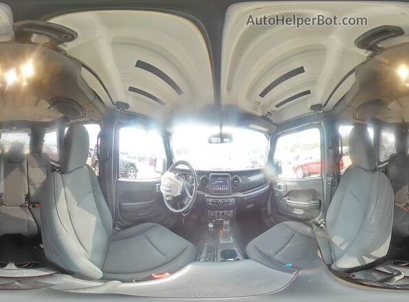 1C4HJXDN3LW205165 2020 JEEP WRANGLER Gray VIN კოდის სტიკერის ხედი