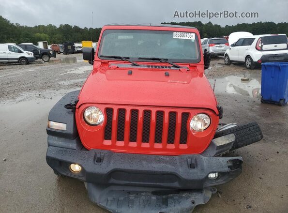 1C4HJXDN3LW223987 2020 JEEP WRANGLER Red Front view