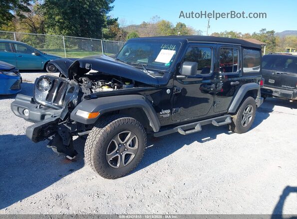 1C4HJXDN3MW644514 2021 JEEP WRANGLER UNLIMITED Black წინა მარცხენა ხედი სამი მეოთხედიდან