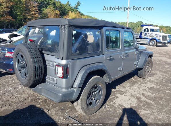 1C4HJXDN6MW543158 2021 JEEP WRANGLER UNLIMITED Silver Tył prawy