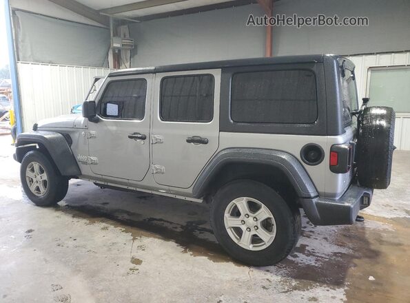 1C4HJXDN7LW114352 2020 JEEP WRANGLER Silver უკანა მარცხენა