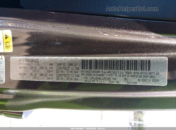 1C4HJXDN8LW159302 2020 JEEP WRANGLER UNLIMITED Gray Вид підкапотного простору