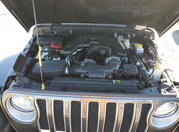 1C4HJXEG1LW155429 2020 JEEP WRANGLER Charcoal Vista del compartimento del motor