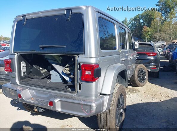 1C4HJXEM6MW728249 2021 JEEP WRANGLER UNLIMITED Серебряный Задняя правая четверть