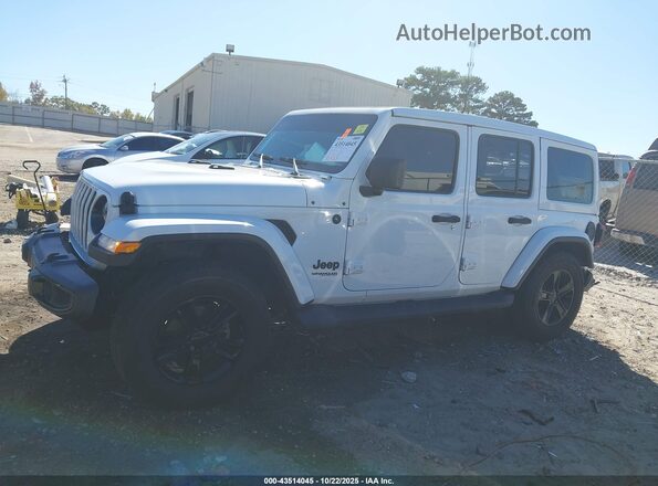 1C4HJXEN6MW554580 2021 JEEP WRANGLER UNLIMITED White Widok wnętrza 360 stopni