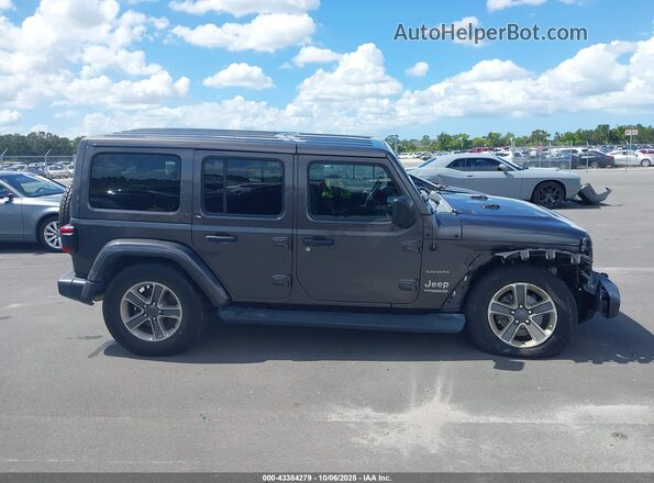 1C4HJXEN8MW681654 2021 JEEP WRANGLER UNLIMITED Gray უკანა სალონის ხედი