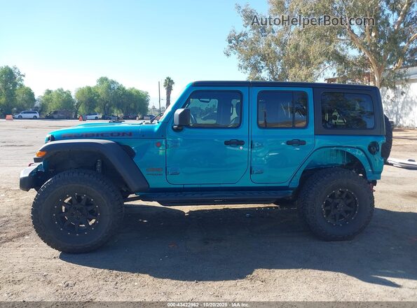 1C4HJXFG3LW142504 2020 JEEP WRANGLER UNLIMITED Teal 