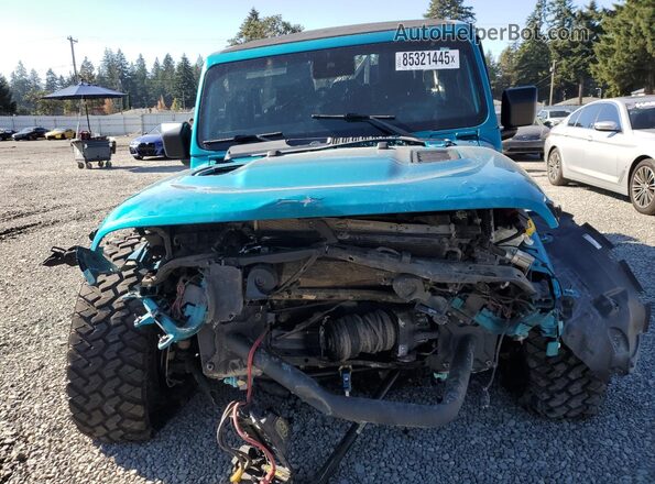 1C4HJXFG9LW190427 2020 JEEP WRANGLER Teal წინა ხედი