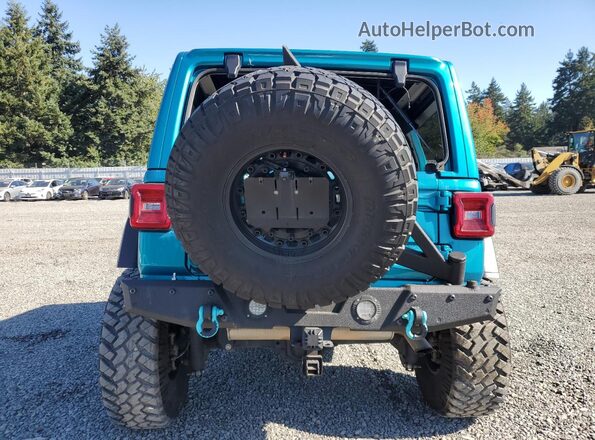 1C4HJXFG9LW190427 2020 JEEP WRANGLER Teal უკანა ხედი