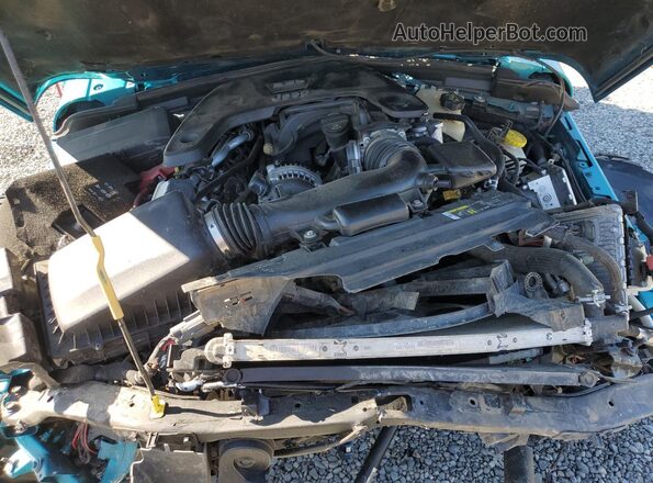 1C4HJXFG9LW190427 2020 JEEP WRANGLER Teal ძრავის განყოფილების ხედი