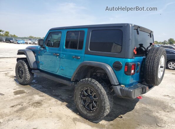 1C4HJXFN2LW335192 2020 JEEP WRANGLER Blue Հետևի ձախ