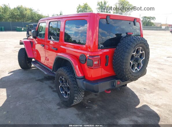 1C4HJXFN4LW339289 2020 JEEP WRANGLER UNLIMITED Red Trasero izquierdo