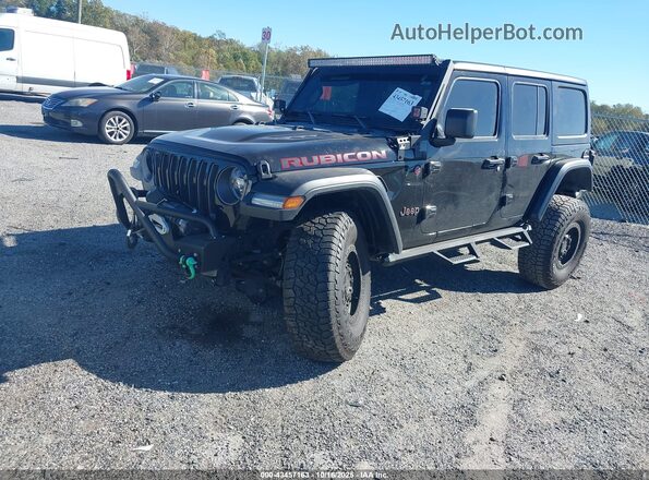 1C4HJXFNXMW546187 2021 JEEP WRANGLER UNLIMITED Black Przód lewy