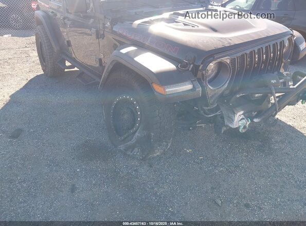 1C4HJXFNXMW546187 2021 JEEP WRANGLER UNLIMITED Black Widok z przodu