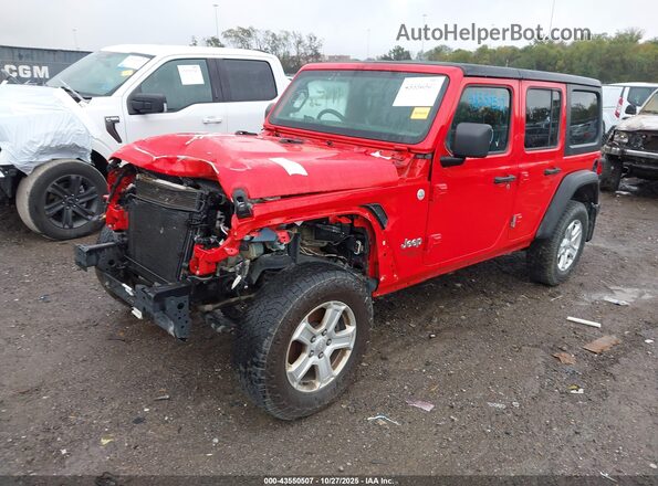 1C4HJXKN5MW602803 2021 JEEP WRANGLER UNLIMITED Red 