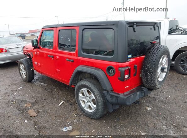 1C4HJXKN5MW602803 2021 JEEP WRANGLER UNLIMITED Red 