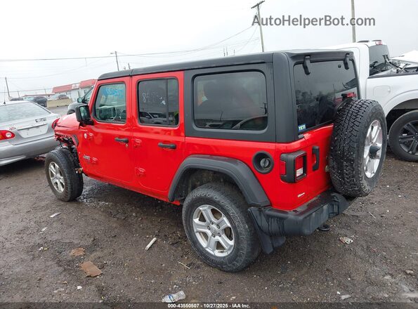 1C4HJXKN5MW602803 2021 JEEP WRANGLER UNLIMITED Red 