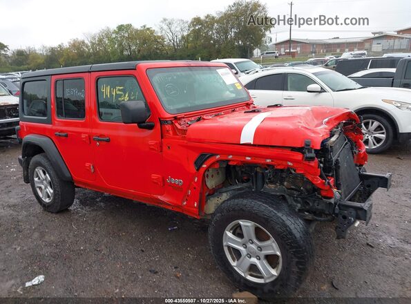 1C4HJXKN5MW602803 2021 JEEP WRANGLER UNLIMITED Red 