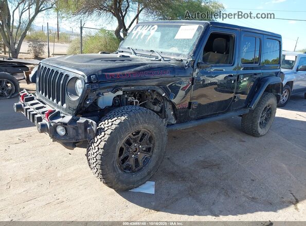 1C4JJXFG1MW841679 2021 JEEP WRANGLER UNLIMITED Black Առջևի ձախ երեք քառորդ տեսարան