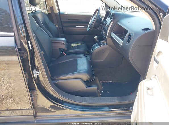 1C4NJCEA4HD148369 2017 JEEP COMPASS Black წინა სალონის ხედი