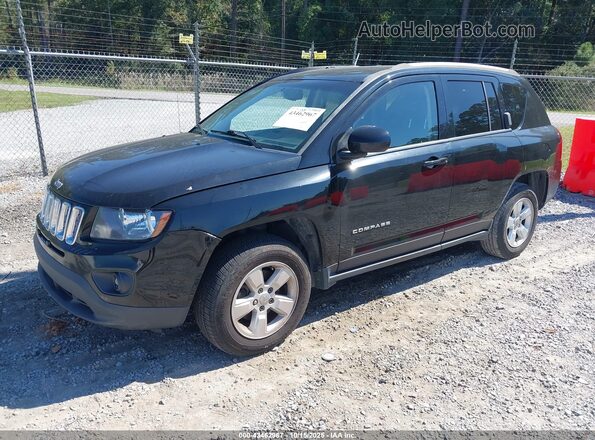 1C4NJCEA4HD148369 2017 JEEP COMPASS Black წინა მარცხენა ხედი სამი მეოთხედიდან