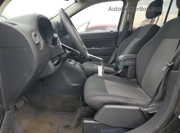 1C4NJDBB0GD733189 2016 JEEP COMPASS Black წინა სალონის ხედი