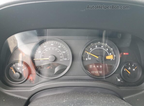 1C4NJDBB0GD733189 2016 JEEP COMPASS Black ხელსაწყოთა პანელის ხედი