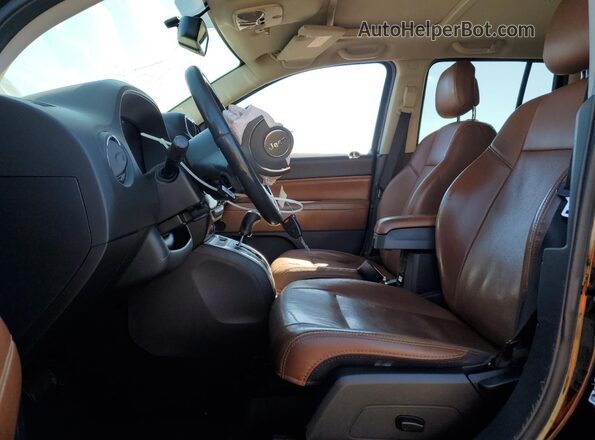 1C4NJDEB7GD724081 2016 JEEP COMPASS Черный Вид салона спереди