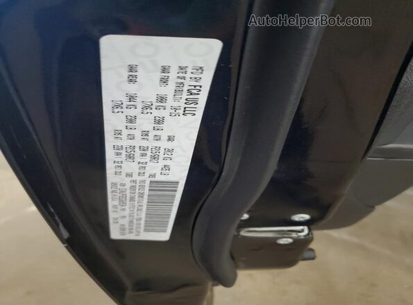 1C4NJPFB2GD609534 2016 JEEP PATRIOT Black VIN კოდის სტიკერის ხედი