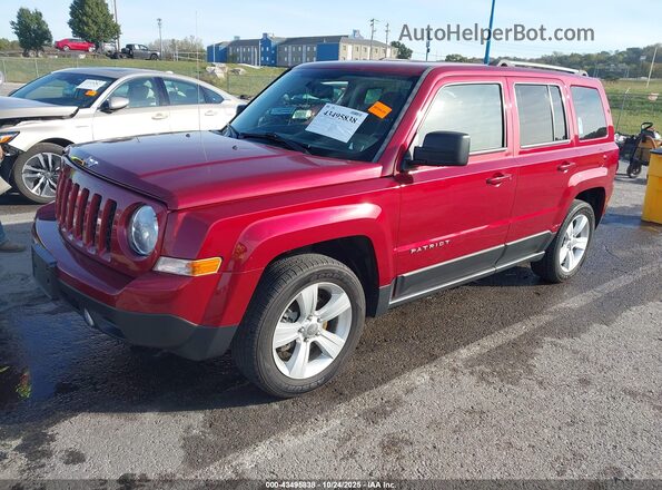 1C4NJPFB8GD562641 2016 JEEP PATRIOT Красный Передняя левая четверть