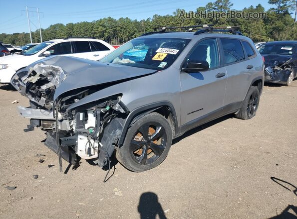 1C4PJLAB5HW578455 2017 JEEP GRAND CHER Серебряный Задняя левая четверть