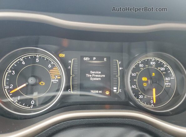 1C4PJLCB2HW577910 2017 JEEP GRAND CHER Gray Հետևի նստատեղերի տեսք