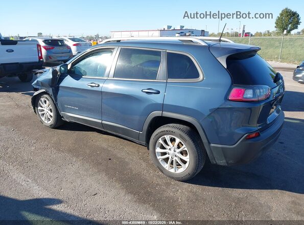 1C4PJLCB4LD556755 2020 JEEP CHEROKEE Blue Trasero izquierdo