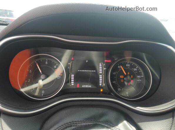 1C4PJLCB6LD561696 2020 JEEP CHEROKEE Black Vista del cuadro de instrumentos