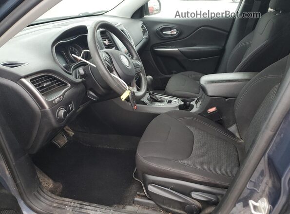 1C4PJLCB7LD569662 2020 JEEP CHEROKEE Синий Вид салона спереди