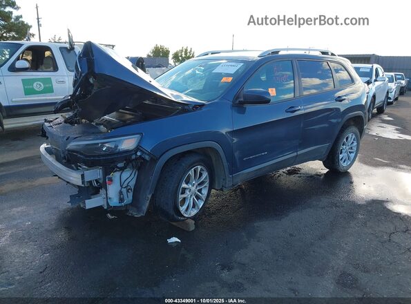 1C4PJLCB9LD624418 2020 JEEP CHEROKEE Blue Առջևի ձախ երեք քառորդ տեսարան