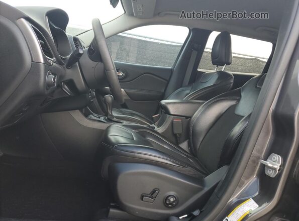1C4PJLLB0LD586190 2020 JEEP CHEROKEE Gray წინა სალონის ხედი