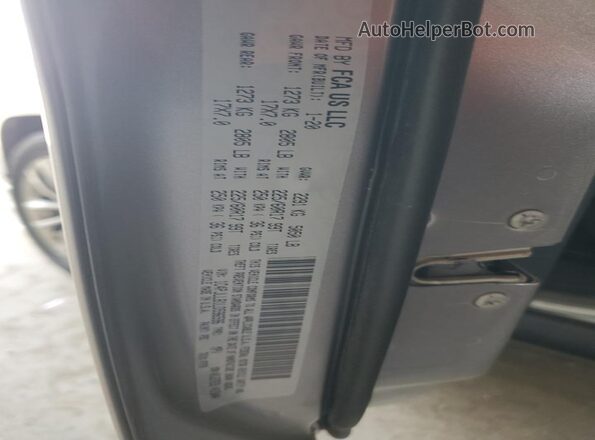 1C4PJLLB1LD596596 2020 JEEP CHEROKEE Gray VIN კოდის სტიკერის ხედი