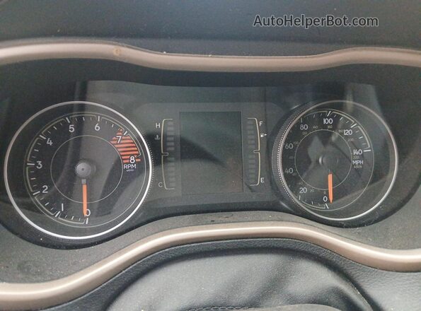 1C4PJMAS0HW568809 2017 JEEP GRAND CHER Black Սարքավորումների վահանակի տեսք